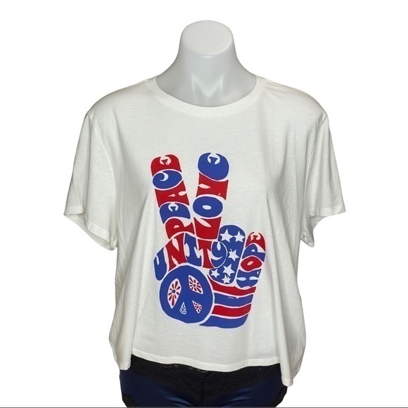 Patriotic Short Sleeve Tee Shirt Nwt Xl 